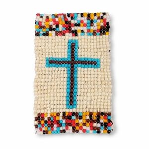 Beaded Cross Bracelet | Southwest Boho Seed Bead Bracelet Faith Jewelry gift nwt